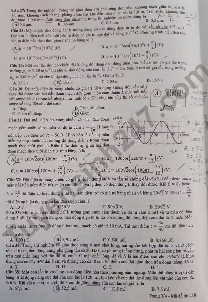 de thi tot nghiep thpt 2022 mon vat ly ma de 218 hinh 3
