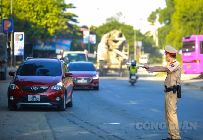 Một chốt kiểm soát dịch tại huyện Chương Mỹ (ảnh minh họa).