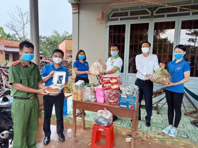 Gần đây, anh đã huy động được 133 tấn nông sản cho tỉnh Bình Phước