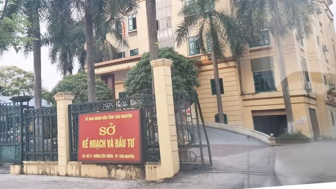 Sở KH-ĐT tỉnh Thái Nguyên, nơi xảy ra vụ việc