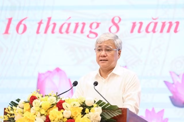 Chủ tịch UBTƯ MTTQ Việt Nam Đỗ Văn Chiến. Ảnh: Quang Vinh