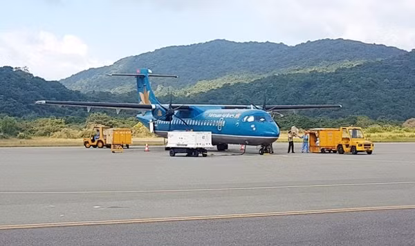 Sân bay Côn Đảo được quy hoạch với công suất gấp 4 lần hiện nay để có thể đón máy bay loại lớn hơn. Ảnh: TTO