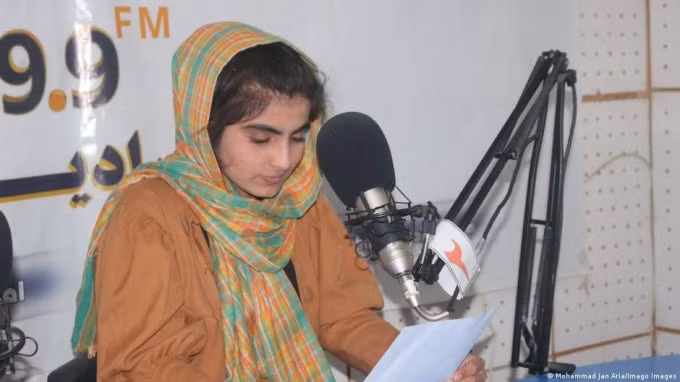 Một nữ nhà báo Afghanistan. Ảnh: II