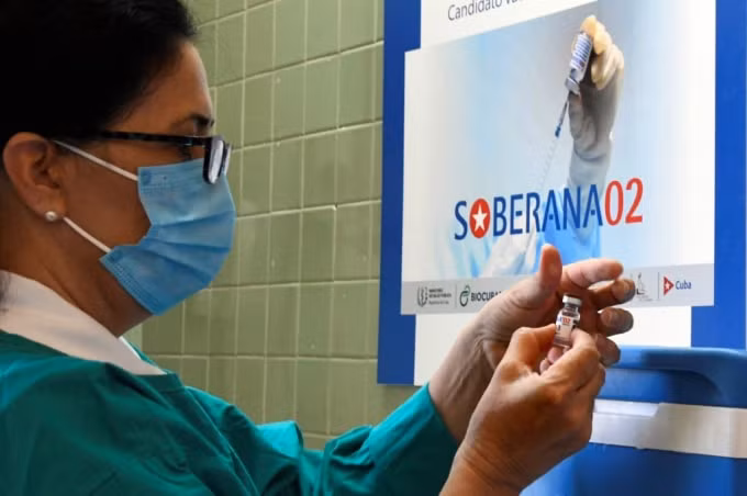 Vắc xin Soberana 2. (Ảnh: AFP)