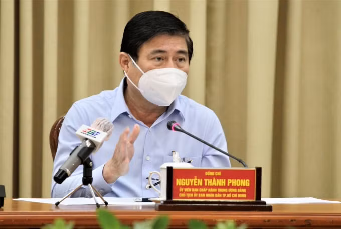 Ông Nguyễn Thành Phong, Chủ tịch UBND TP. HCM.