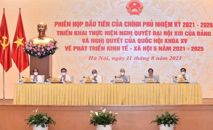 Các đồng chí lãnh đạo Đảng, Nhà nước, Quốc hội, Chính phủ chủ trì Phiên họp.