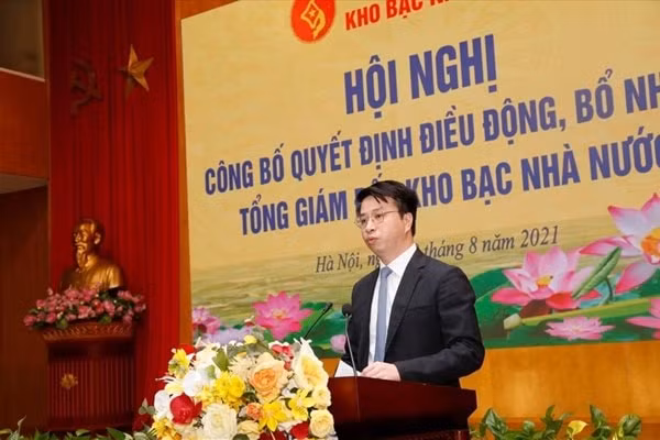 Ông Trần Quân, tân Tổng Giám đốc Kho bạc Nhà nước. Ảnh: KBNN