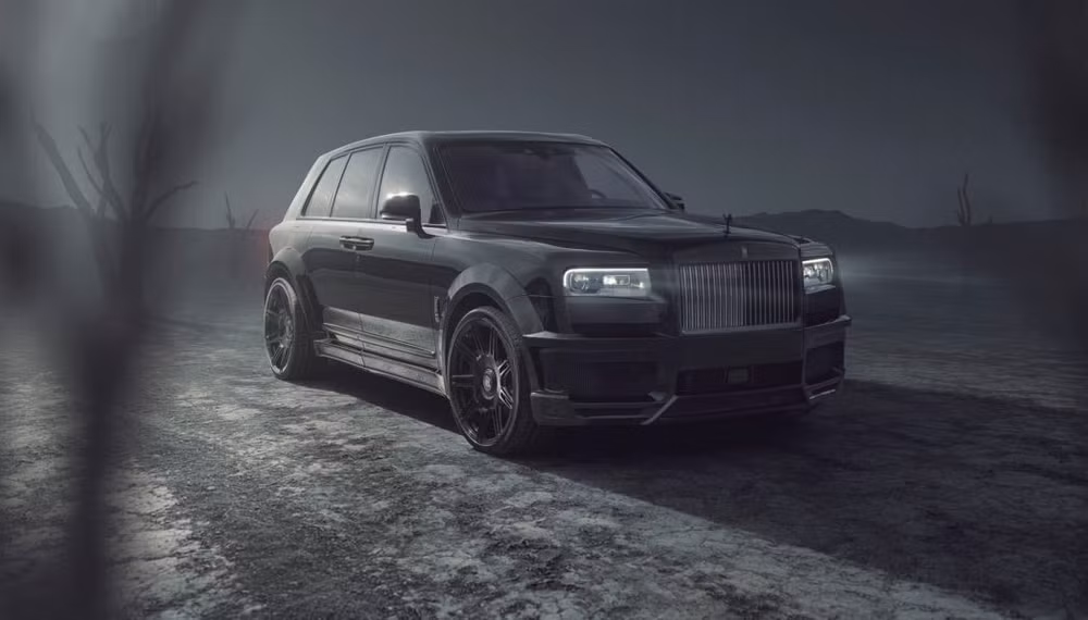 Rolls-Royce Cullinan Black Badge Overdose. Ảnh: Spofec, Vossen