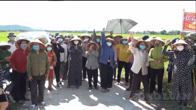 Người dân địa phương rất bức xúc trước việc trại lợn 