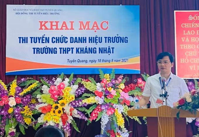 Việc tổ chức thi tuyển hiệu trưởng ở Tuyên Quang đang nhận được sự chú ý của dư luận (ảnh TL).
