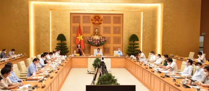 Quang cảnh buổi làm việc. Ảnh: Vũ Khuyên