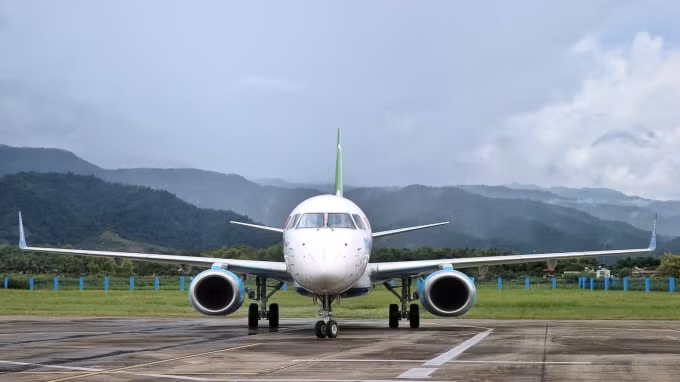 Chuyến bay trên được Bamboo Airways khai thác bằng máy bay phản lực Embraer 190 hiện đại