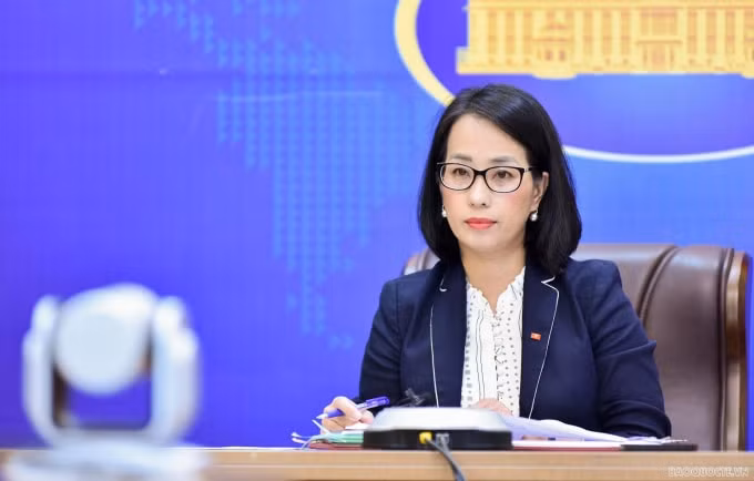 Phó Phát ngôn Bộ Ngoại giao Phạm Thu Hằng. Ảnh: Báo TG&VN