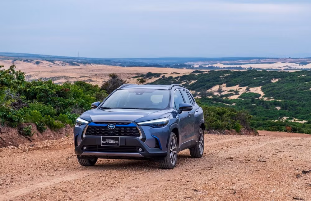 Mẫu xe Toyota Corolla Cross sự lựa chọn hàng đầu trong phân khúc SUV đô thị cỡ trung. Ảnh: Toyota Việt Nam