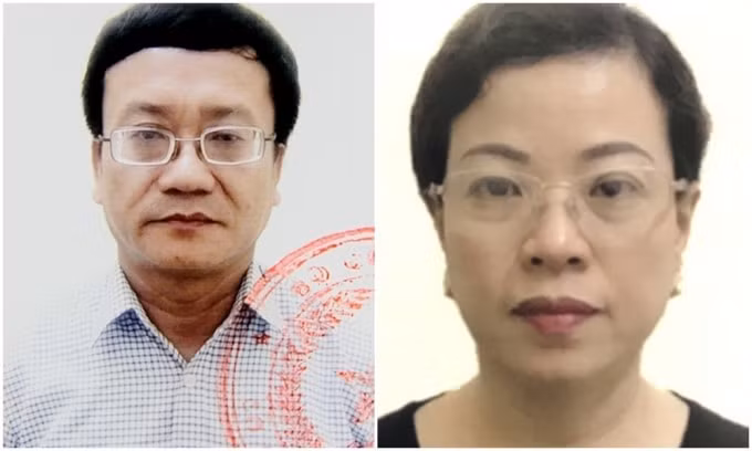 Ông Nguyễn Quang Vinh và bà Diệp Thị Hồng Liên. Ảnh: UBKT