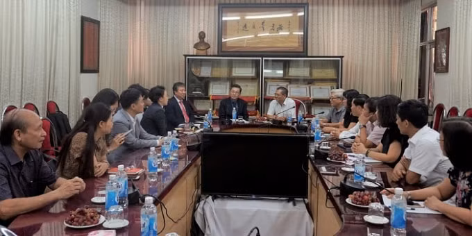 Quang cảnh buổi làm việc. Ảnh: PV