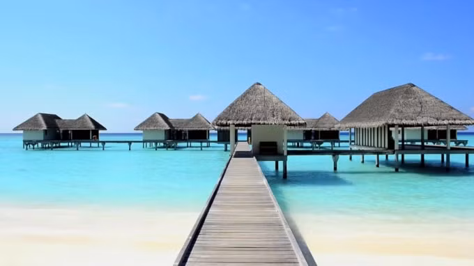 Thiên đường nghỉ dưỡng ở Maldives. Ảnh: Dulichvietnam