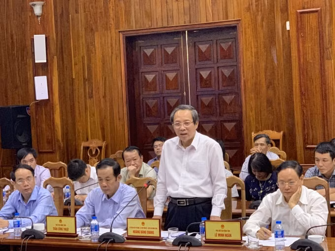 Ông Hoàng Đăng Quang - Ủy viên Trung ương Đảng, Bí thư Tỉnh ủy, Chủ tịch HĐND tỉnh Quảng Bình.