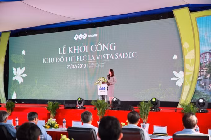 Bà Hương Trần Kiều Dung - Phó Chủ tịch kiêm Tổng Giám đốc Tập đoàn FLC.