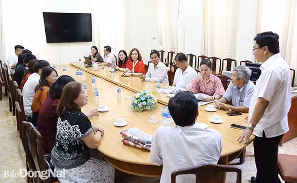 hoi nha bao tp can tho trao doi chuyen mon nghiep vu voi hoi nha bao tinh dong nai hinh 1
