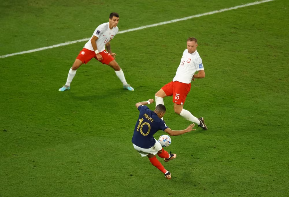 mbappe lap cu dup dua dt phap vao tu ket world cup 2022 hinh 7
