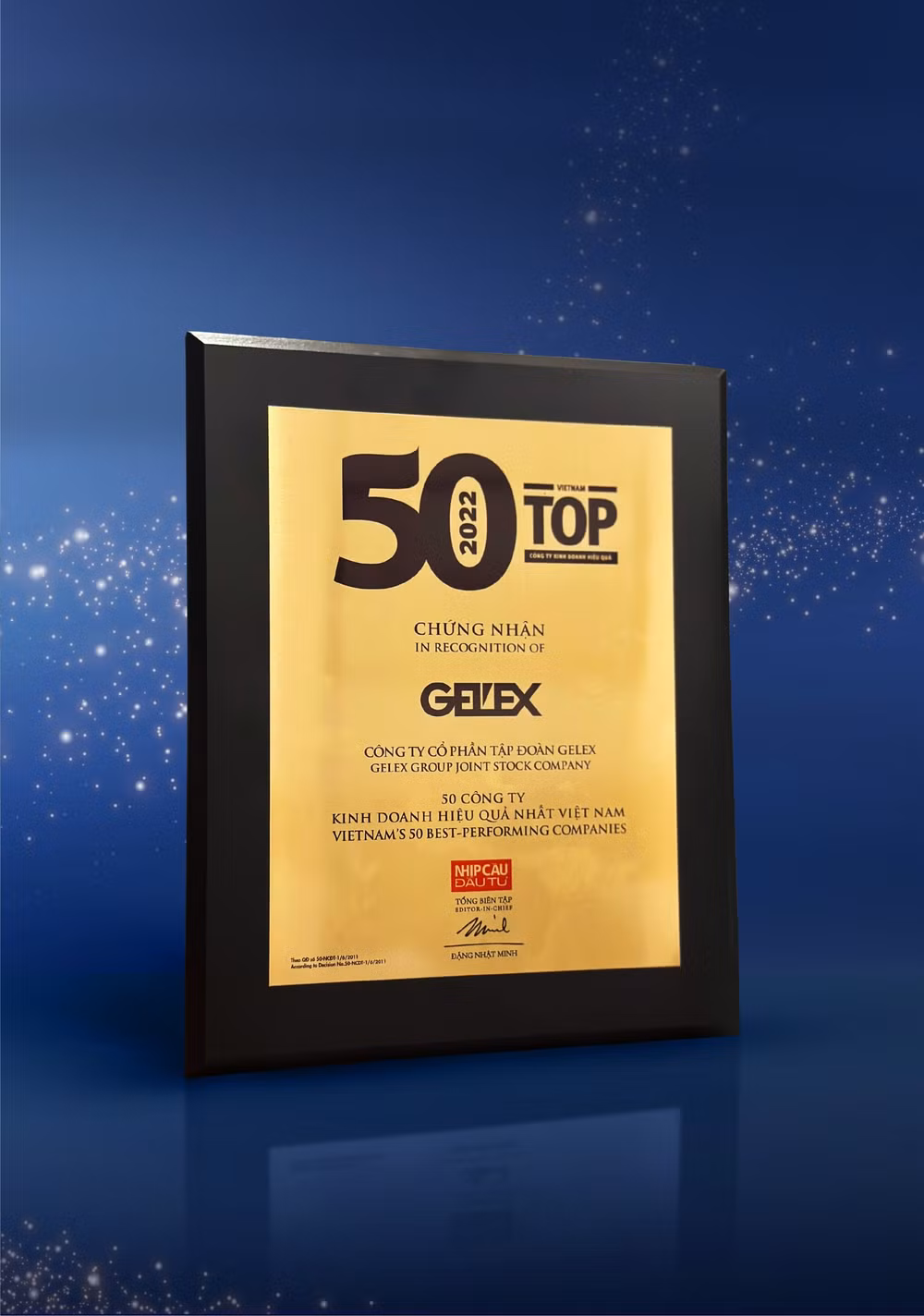 gelex lot top 50 cong ty kinh doanh hieu qua nhat viet nam nam 2022 hinh 2