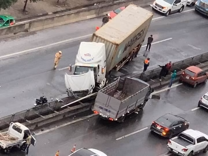 Hiện trường vụ tai nạn. Ảnh: Zingnews.vn