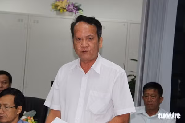 Ông Lê Văn Trang, nguyên cục trưởng Cục Thuế tỉnh Bình Dương. Ảnh: Tuổi trẻ