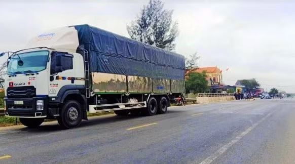Hiện trường vụ tai nạn ở Quảng Bình