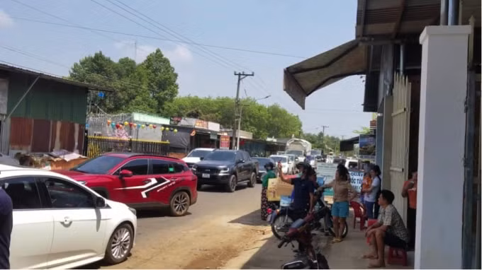 Sốt đất tại Hớn Quản. (Ảnh: T/H)
