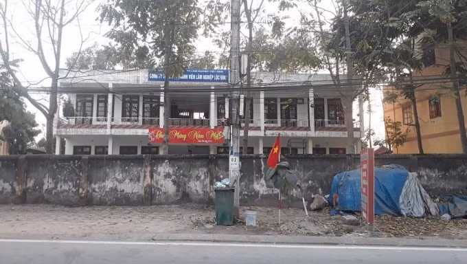 Trụ sở Công ty Lâm nghiệp Lộc Bình. Ảnh: TNMT