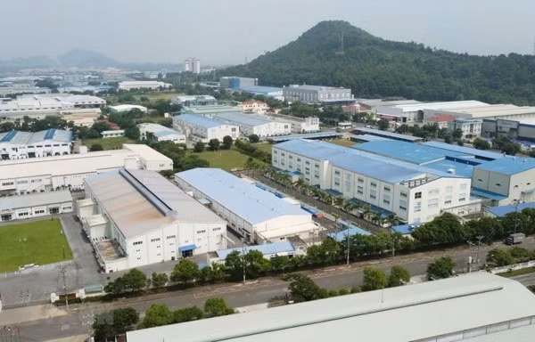 Thủ tướng Chính phủ phê duyệt chủ trương đầu tư Dự án đầu tư xây dựng Khu Công nghiệp Sông Lô II, tỉnh Vĩnh Phúc. Trong ảnh: Khu Công nghiệp Sông Lô I