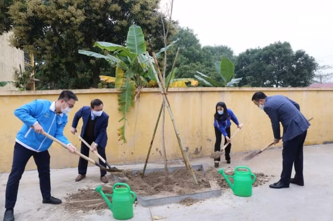 Năm 2021, các tổ chức thanh niên của Thủ đô Hà Nội sẽ trồng 90.000 cây xanh. Ảnh: Vương Đức