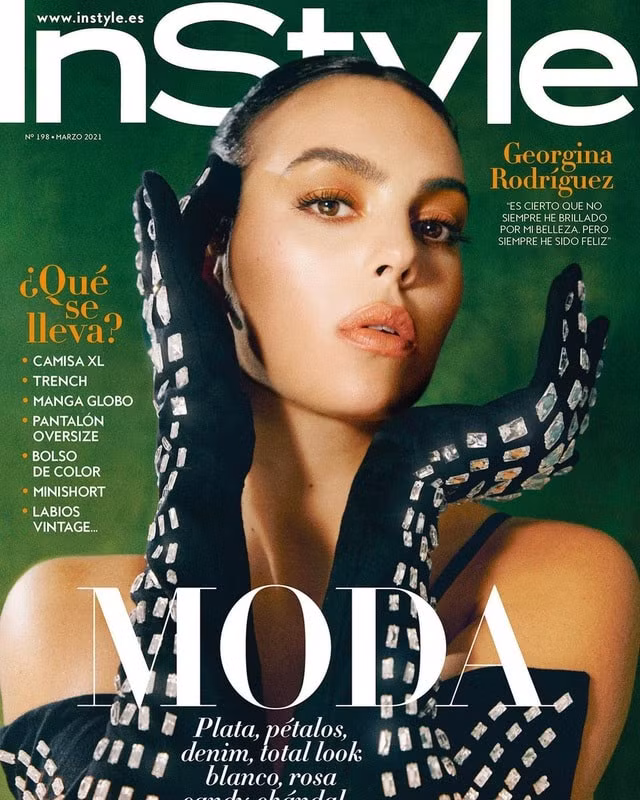 Georgina Rodriguez vừa nhận lời phỏng vấn cùng tờ InStyle. Ảnh: internet
