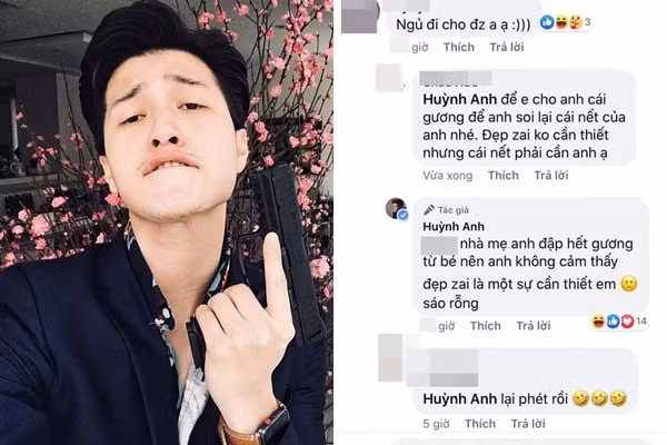 Huỳnh Anh từng có màn đáp trả fan bị cho là thiếu tinh tế và phải giải thích.
