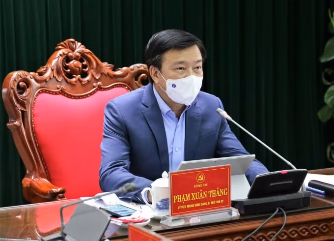Bí thư Tỉnh uỷ Hải Dương Phạm Xuân Thăng (ảnh TL).