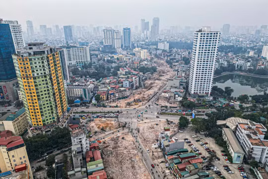 Hà Nội: Điều chỉnh, tổ chức giao thông để thi công tuyến Metro số 5