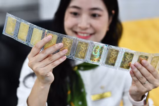 Giá vàng sáng nay 26/8/2026: Giảm không đồng nhất