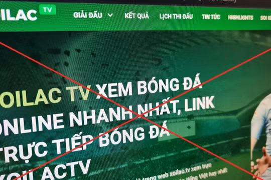 Trang website của hệ thống "Xôi Lạc TV" - Ảnh: chụp màn hình.