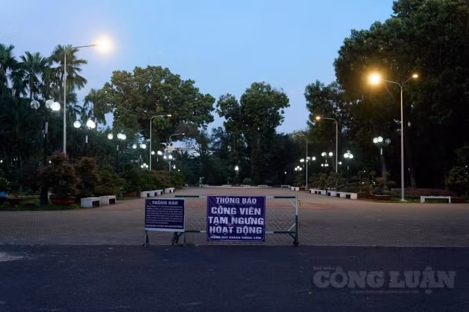 Công viên Gia Định thông báo tạm ngưng hoạt động - Nguồn: Phú Nguyên
