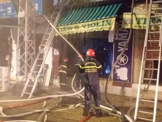 Hiện trường vụ hỏa hoạn ở quận 3 khiến 2 người tử vong.