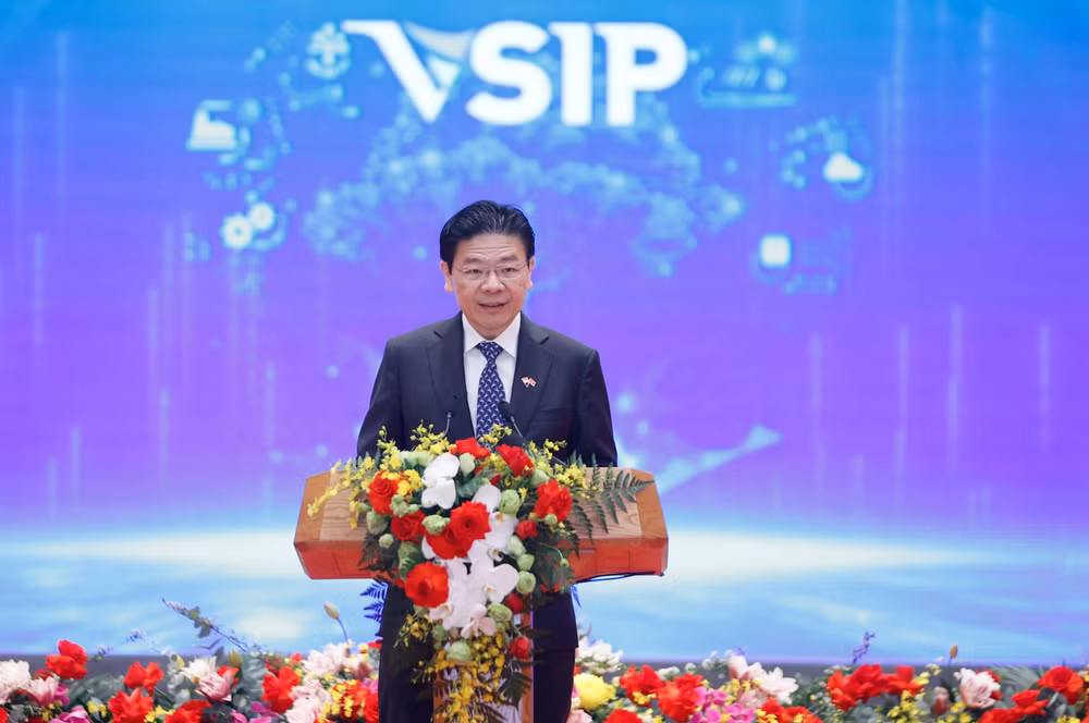 thu tuong pham minh chinh va thu tuong singapore cung khoi cong khu cong nghiep vsip thai binh hinh 4
