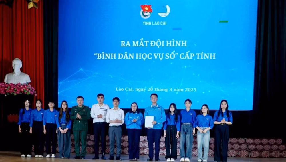 lao cai ra mat doi hinh binh dan hoc vu so cua gioi tre hinh 1