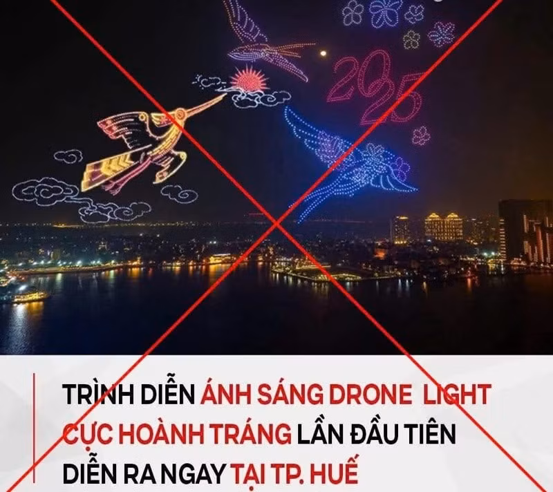 khong trinh dien drone light quy mo lon tai dem khai mac nam du lich quoc gia 2025 hinh 1