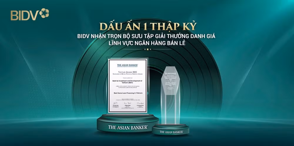 khang dinh vi the dan dau bidv nhan tron bo giai thuong danh gia tu the asian banker hinh 1