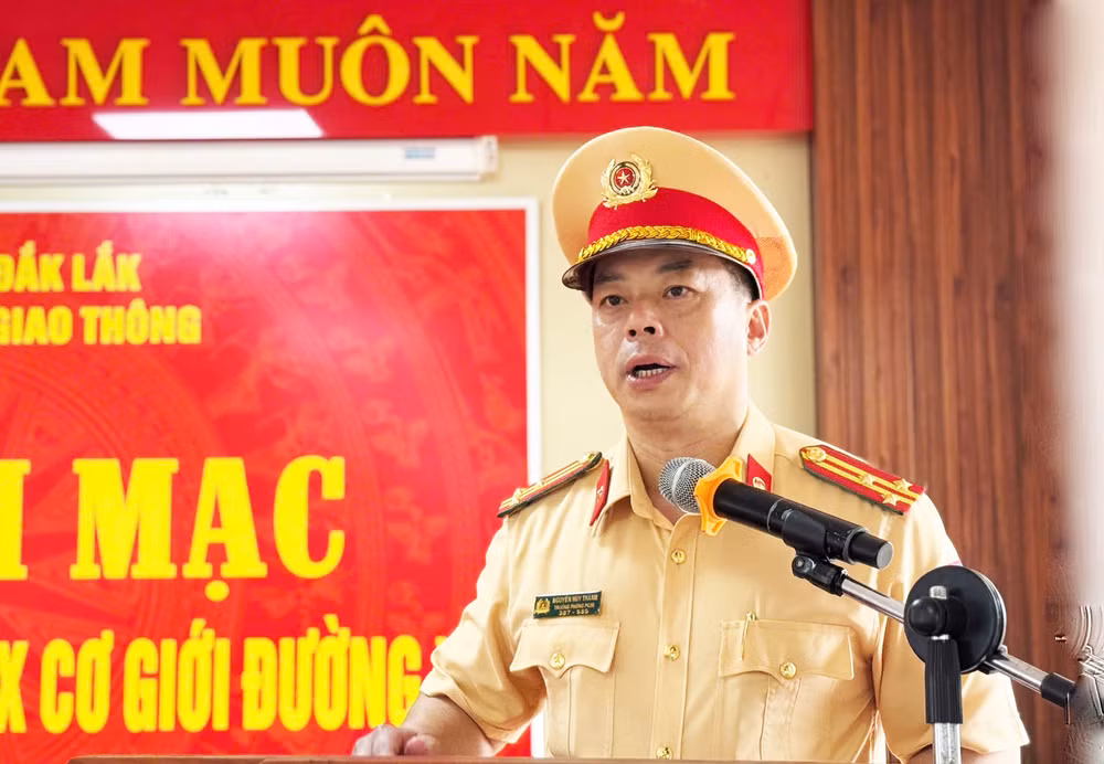 Thượng Tá Nguyễn Huy Thành, TP CSGT CA tỉnh Đắk Lắk