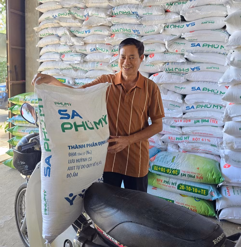 Phú Mỹ cung ứng gần nửa triệu tấn phân bón cho vụ Hè thumùa mưa