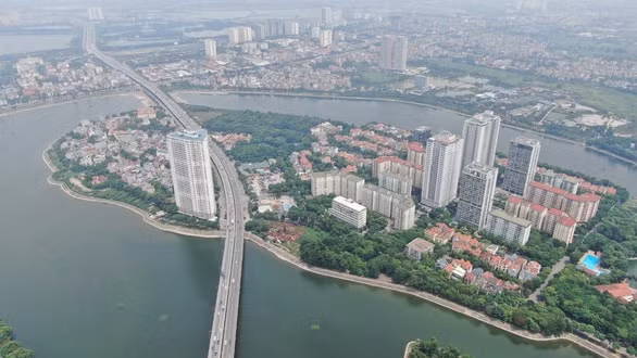 Khu đô thị kiểu mẫu Linh Đàm do HUD đầu tư - Ảnh: H.D