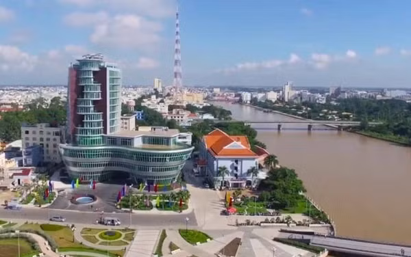 Thủ tướng quyết định điều chỉnh kế hoạch đầu tư công 10 dự án của 5 tỉnh, thành phố. Trong ảnh: Một góc TP Cần Thơ