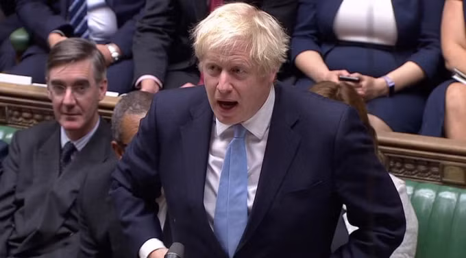 Thủ tướng Anh Boris Johnson. Ảnh: Reuters